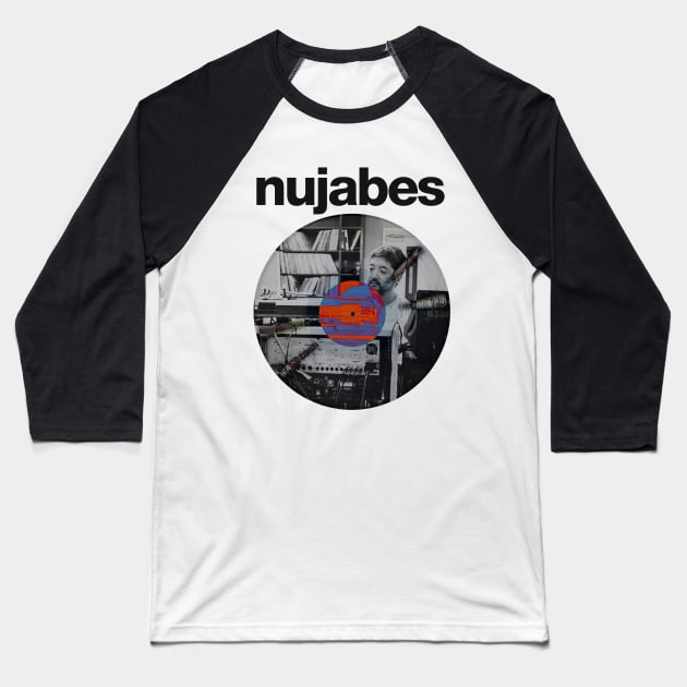 Nujabes - Junseba Vinyl Legend Baseball T-Shirt by Moderate Rock